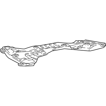 51443-06020 Toyota Under Cover, Rear Passenger Side Illustration 1 of 1