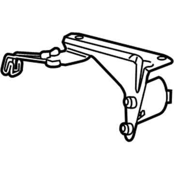 17571-31310 Toyota Front Pipe Support Bracket Illustration 1 of 1