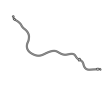 Toyota Hood Release Cable - 53630-35100