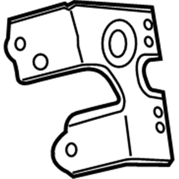 Toyota 86212-52260 AM/FM CD Mount Bracket