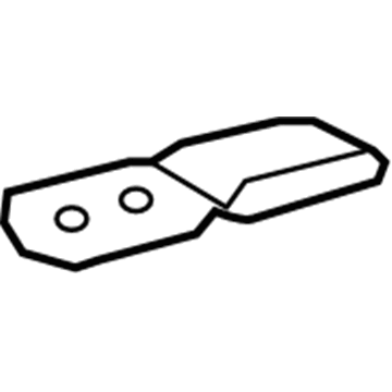 Toyota 73717-0R010-E0 Center Seat Belt Cover