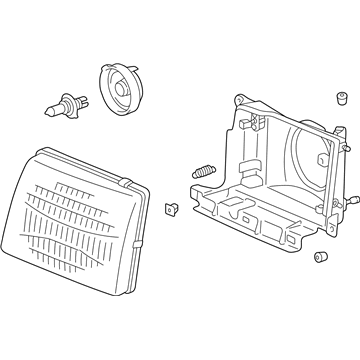 Toyota Tacoma Headlight - 81150-04090