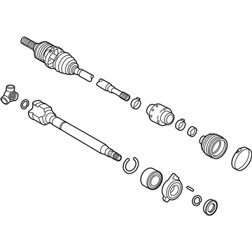 Toyota 43410-06A01 Axle Assembly