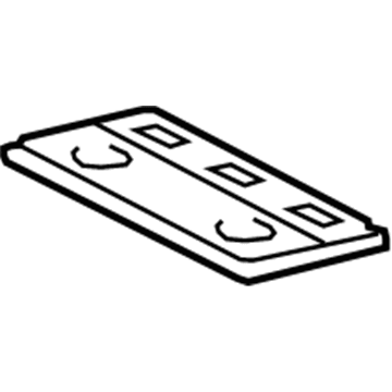 Toyota 81363-52010 MAP Lamp Lens