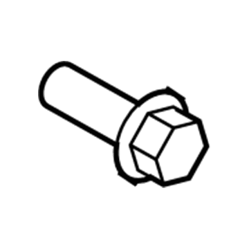 Toyota 90109-A0033 Outer Belt Assembly Mount Bolt