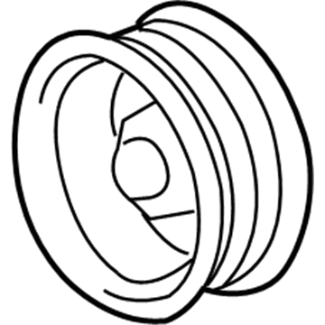 27415-0W111 Toyota Pulley Illustration 1 of 1
