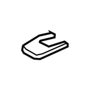 Toyota 72124-12180 Front End Track Cover