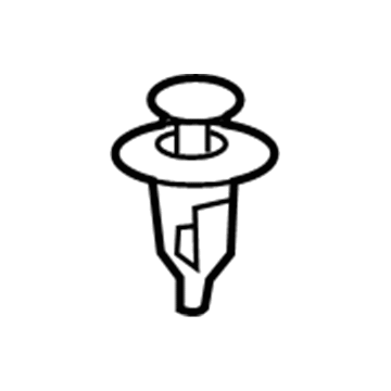 Toyota 52161-02020 Bumper Cover Clip