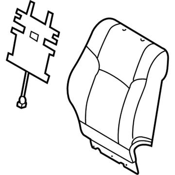 Toyota 71027-35061-B2 Seat Back Cover