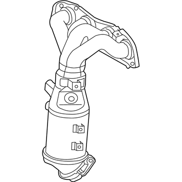 Toyota 25051-28340 Exhaust Manifold