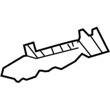 66415-02160 Toyota Pad Spacer, Passenger Side Illustration 1 of 1