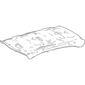 63310-02K10-A1 Toyota Headliner, Flaxen Illustration 1 of 1