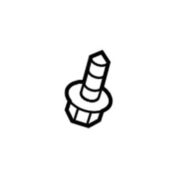 90467-05164-A8 Toyota Headliner Clip, Flaxen Illustration 1 of 1