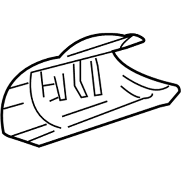 Toyota 17167-62051 Heat Shield