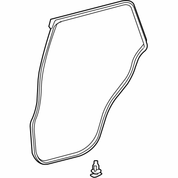 Toyota 67872-35091 Door Weatherstrip