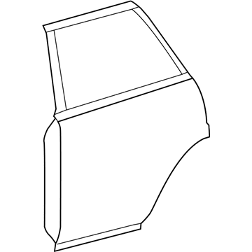 67004-35240 Toyota Door Shell, Driver Side Illustration 1 of 1