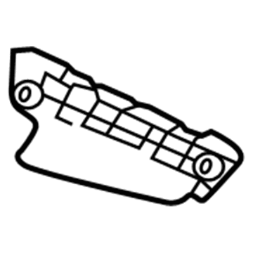 52116-60181 Toyota Support, Driver Side Illustration 1 of 1