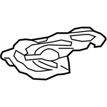 Toyota 12121-50141 Baffle Plate