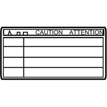 16793-28010 Toyota Plate Illustration 1 of 1