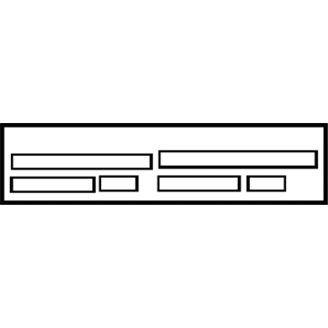 88723-06080 Toyota A/C Label Illustration 1 of 1