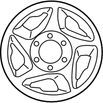 Toyota 42611-0C020 Wheel, Alloy