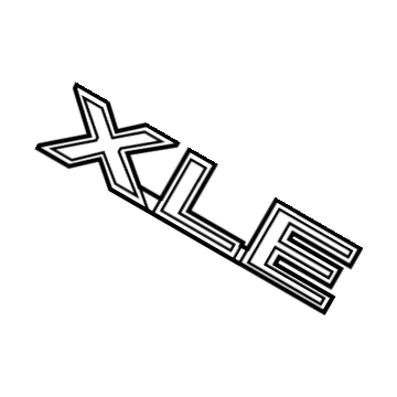 Toyota 75444-47080 Nameplate