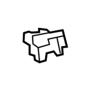 72057-60100-C0 Toyota Lever Sub-Assembly, Rear Seat Lock Control, Passenger Side Illustration 1 of 1