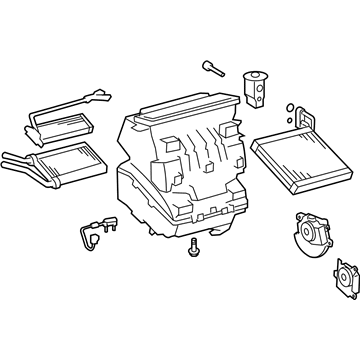 87050-02B80 Toyota A/C & Heater Assembly Illustration 1 of 1