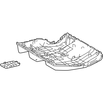 Toyota 79965-60050-C0 Under Cover Cover