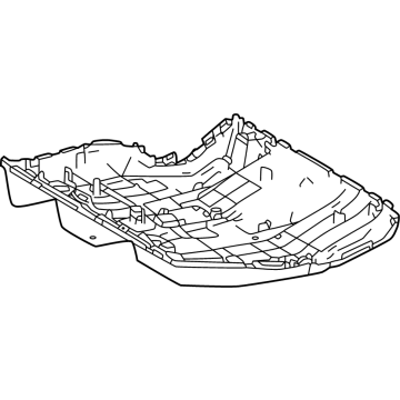 Toyota 72927-35050-C0 Under Cover