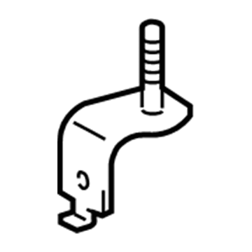 17119-0V031 Toyota Air Cleaner Body Front Bracket, Driver Side Illustration 1 of 1