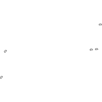 Toyota 75561-08040 Drip Molding Retainer Clip