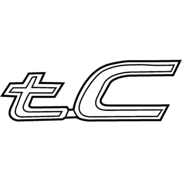Scion 75445-21090 Nameplate