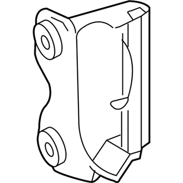 52125-06070 Toyota Fog Lamp Assembly Mount Bracket, Passenger Side Illustration 1 of 1