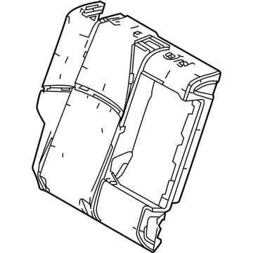 Toyota 71651-42180 Seat Back Pad