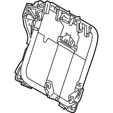 Toyota 71017-42250 Seat Back Frame