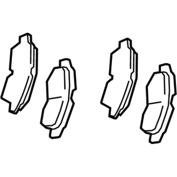 Toyota Brake Pads - 04465-07010