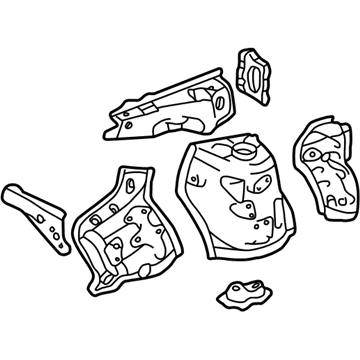 Toyota 53701-42130 Apron Assembly