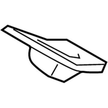 Toyota 58165-52011 Front Floor Pan Hole Cover