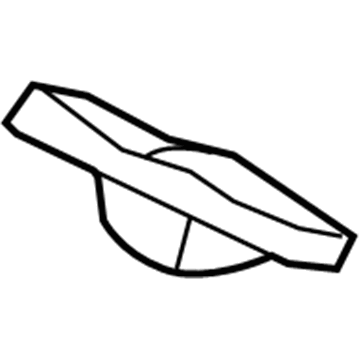 Toyota 55129-52051 Front Floor Pan Hole Cover