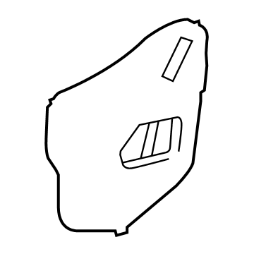 Toyota 67831-60170 Water Deflector