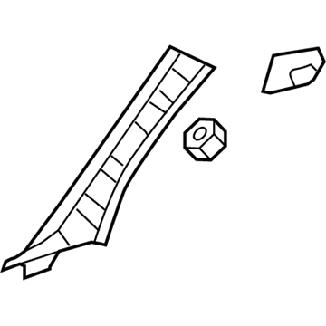 Toyota 62220-0C060-B0 Windshield Pillar Trim