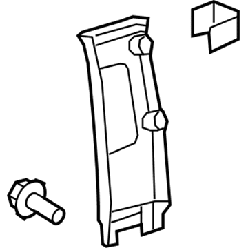 Toyota 62410-0C040-E2 Upper Center Pillar Trim