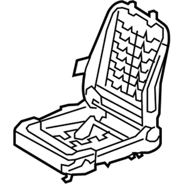 71120-12321 Toyota Frame Assembly, Front Illustration 1 of 1