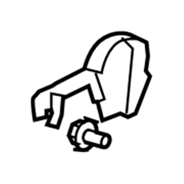 71862-12330-B0 Toyota Cushion Shield, Inner Driver Side Illustration 1 of 1