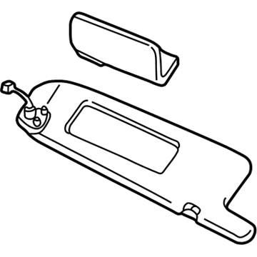 Toyota 74310-AA096-B0 Sunvisor