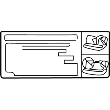 73794-33010 Toyota Info Label, Rear Illustration 1 of 1
