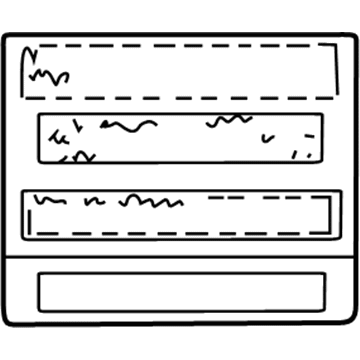 Toyota 13564-10010 Info Label