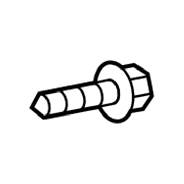 Toyota 90168-A0003 Rocker Molding Screw