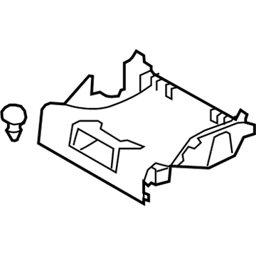 Toyota 72908-08030-B0 Under Cover